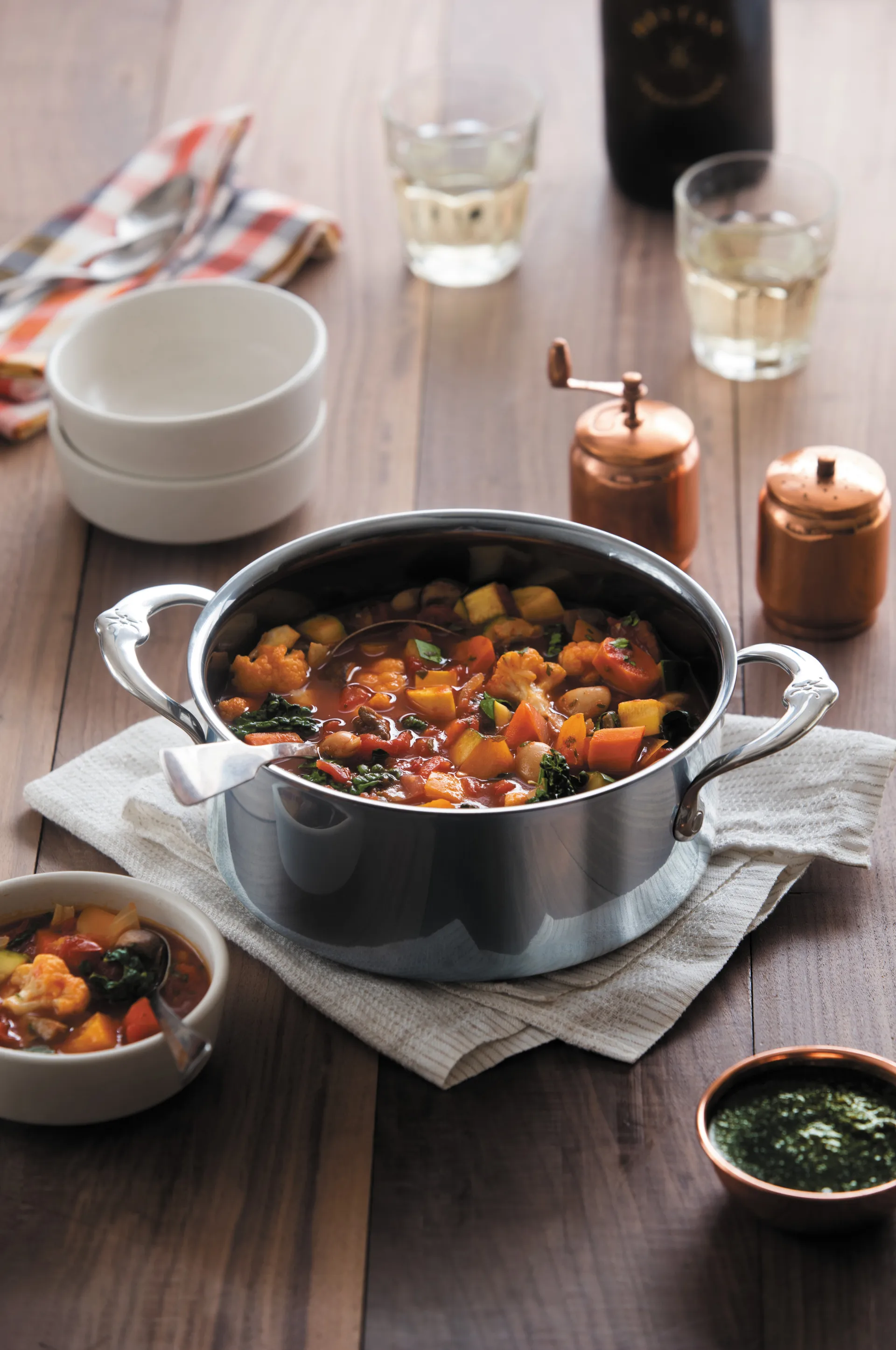 Hestan Nanobond suppegryte med lokk 2,8 L, Rustfritt stål Hestan