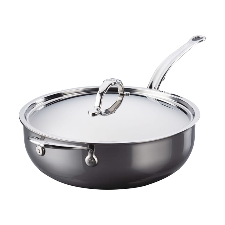 Hestan Nanobond traktørpanne med lokk 4,7 L - Rustfritt stål - Hestan