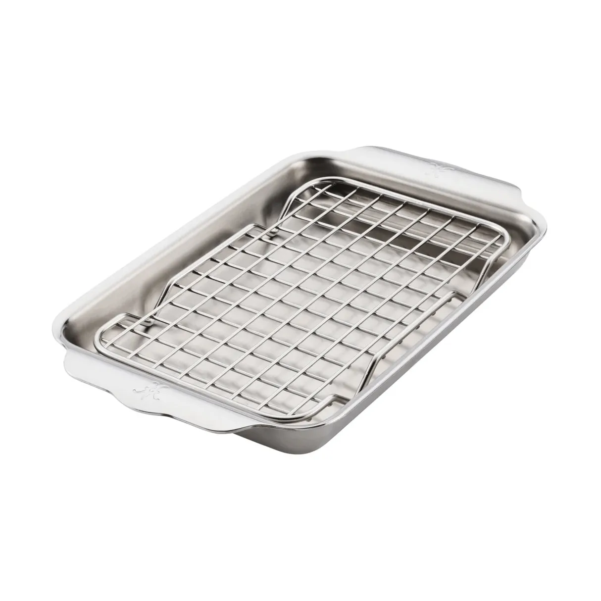 Hestan Ovenbond bakeplate med avkjølingsrist, Rustfritt stål, 16,8x28,8 cm Hestan