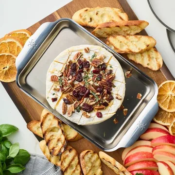 Hestan Ovenbond bakeplate med avkjølingsrist - Rustfritt stål, 16,8x28,8 cm - Hestan