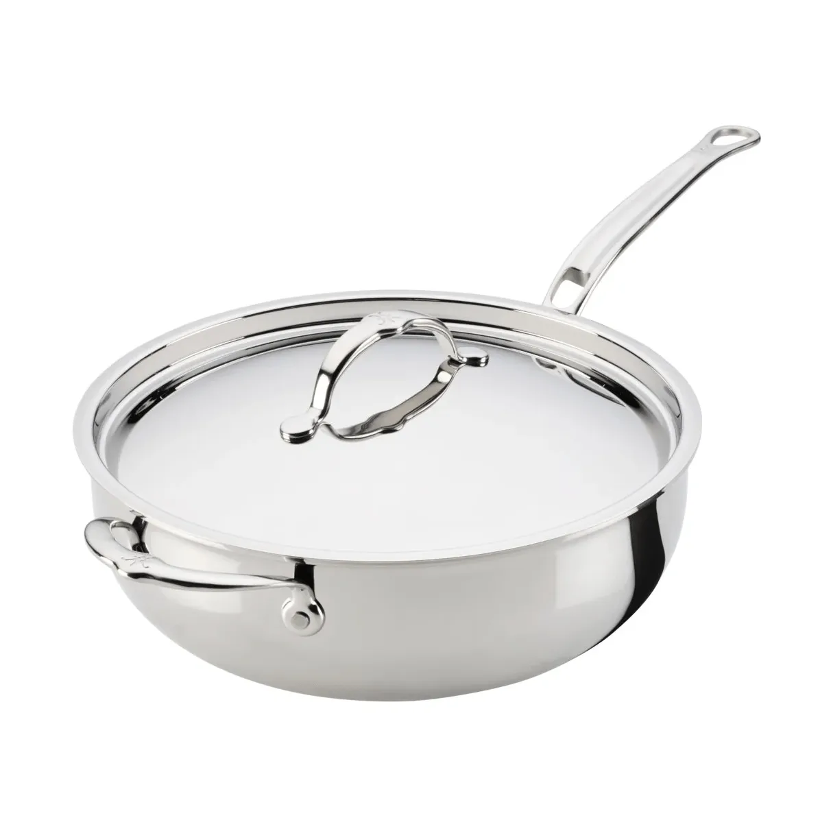 Hestan ProBond Luxe allroundpanne med lokk, Rustfritt stål, hjelpekshåndtak Hestan