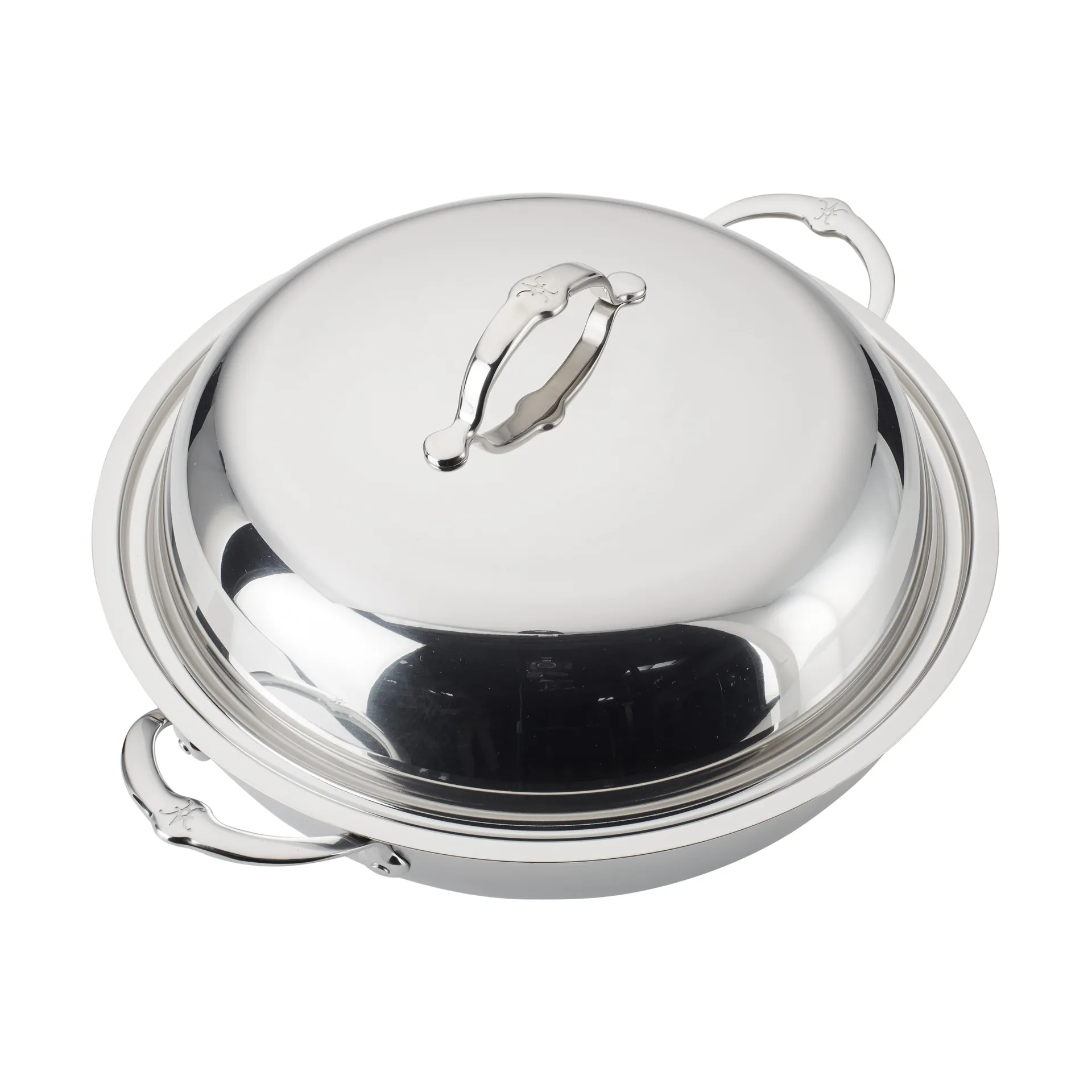Hestan Probond wok med lokk 36 cm, Rustfritt stål Hestan