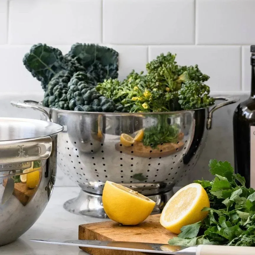 Hestan Provisions dørslag, Rustfritt stål, 4,7 l Hestan