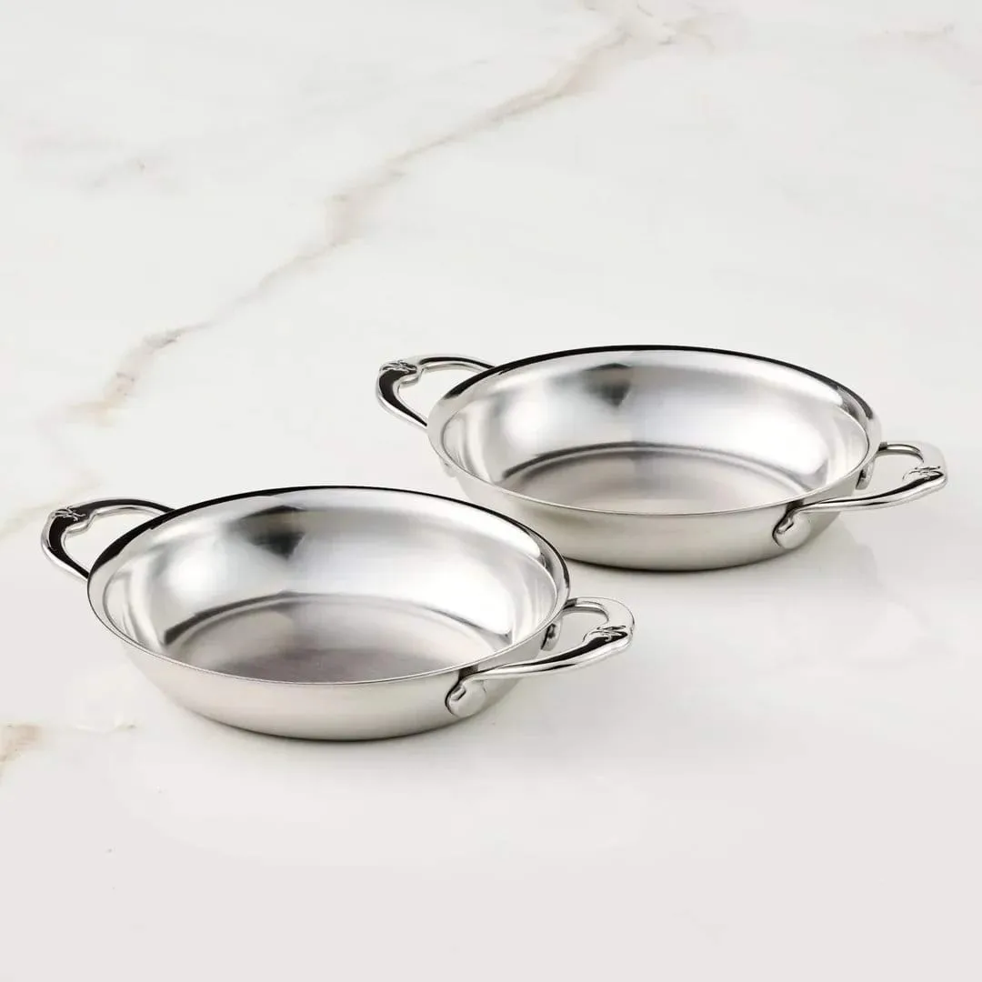 Hestan Provisions oval gratengform, Mini, åpen, 2-pakning, 17 cm Hestan