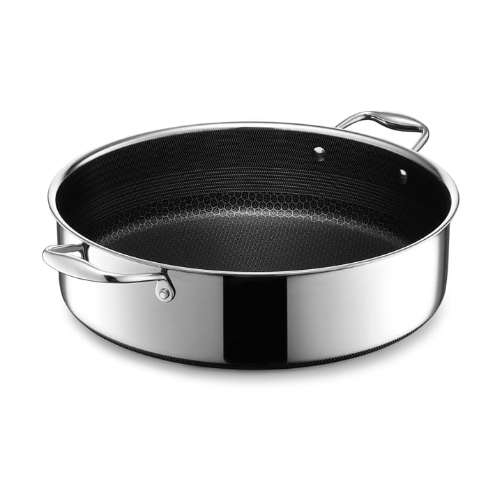 Hexclad hybrid sautépanne 6,6 L - Sølv - Hexclad
