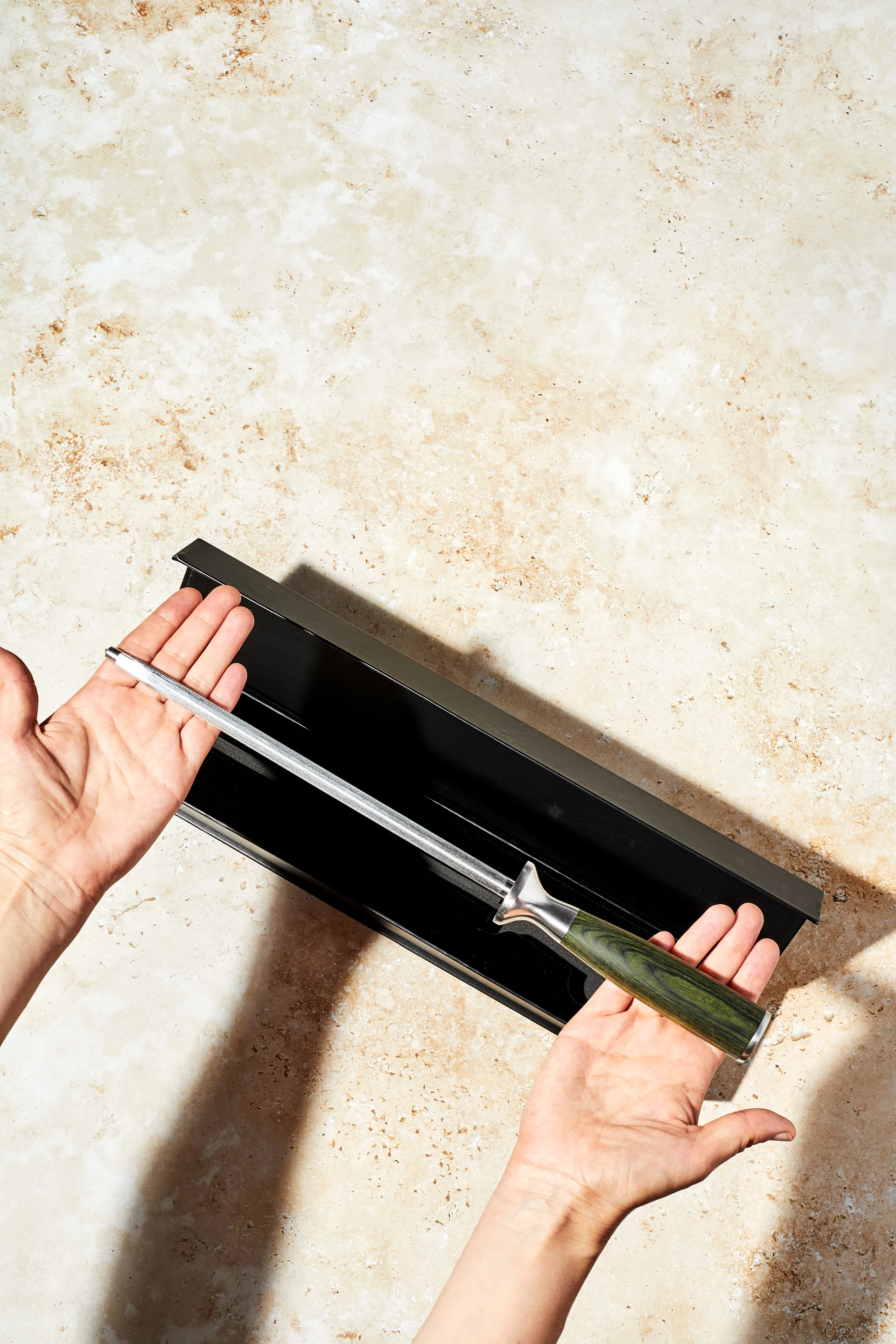 Hexclad slipejern 23 cm, Rustfritt stål-grønn Hexclad