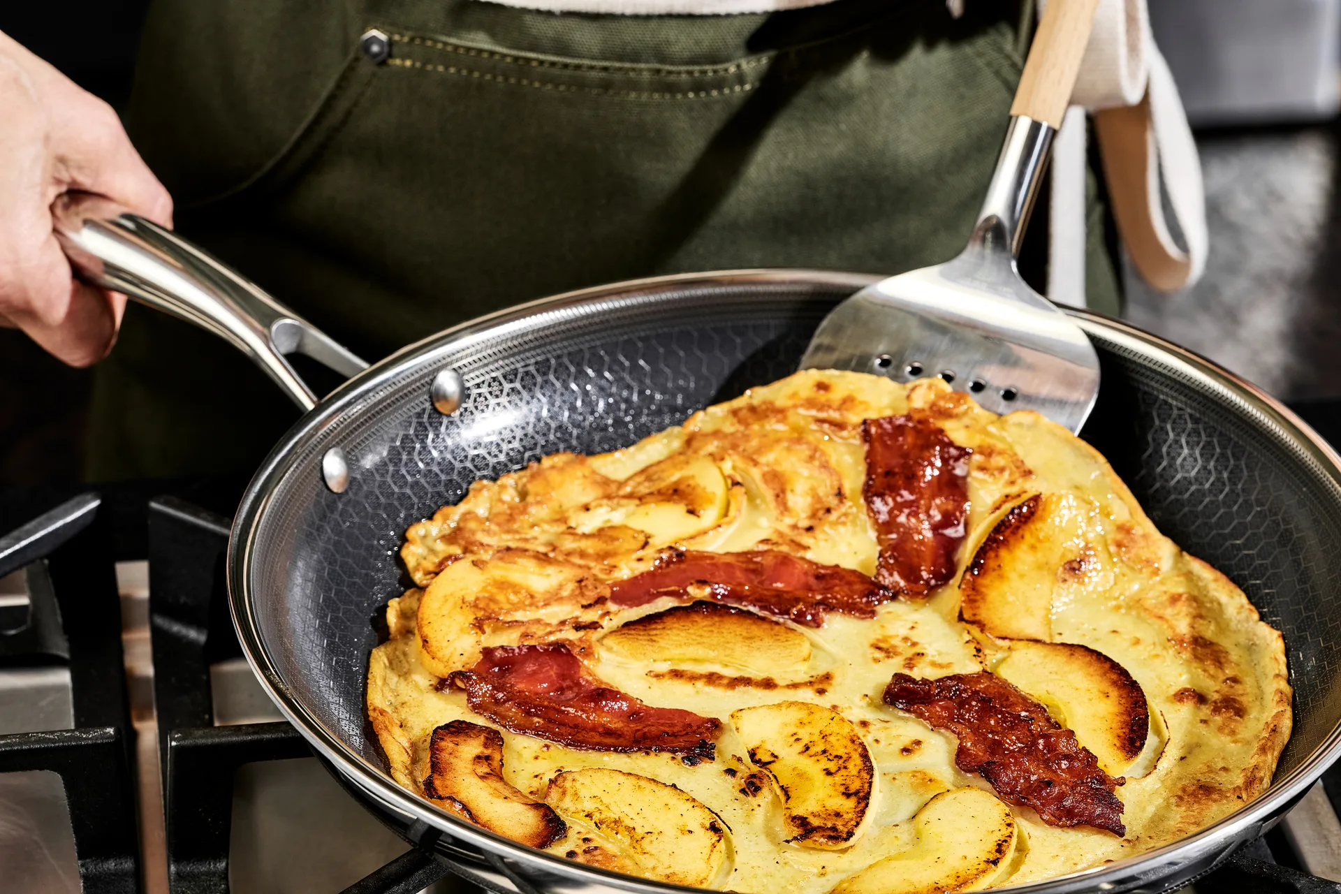 Hexclad stekepanne hybrid, Ø30 cm Hexclad