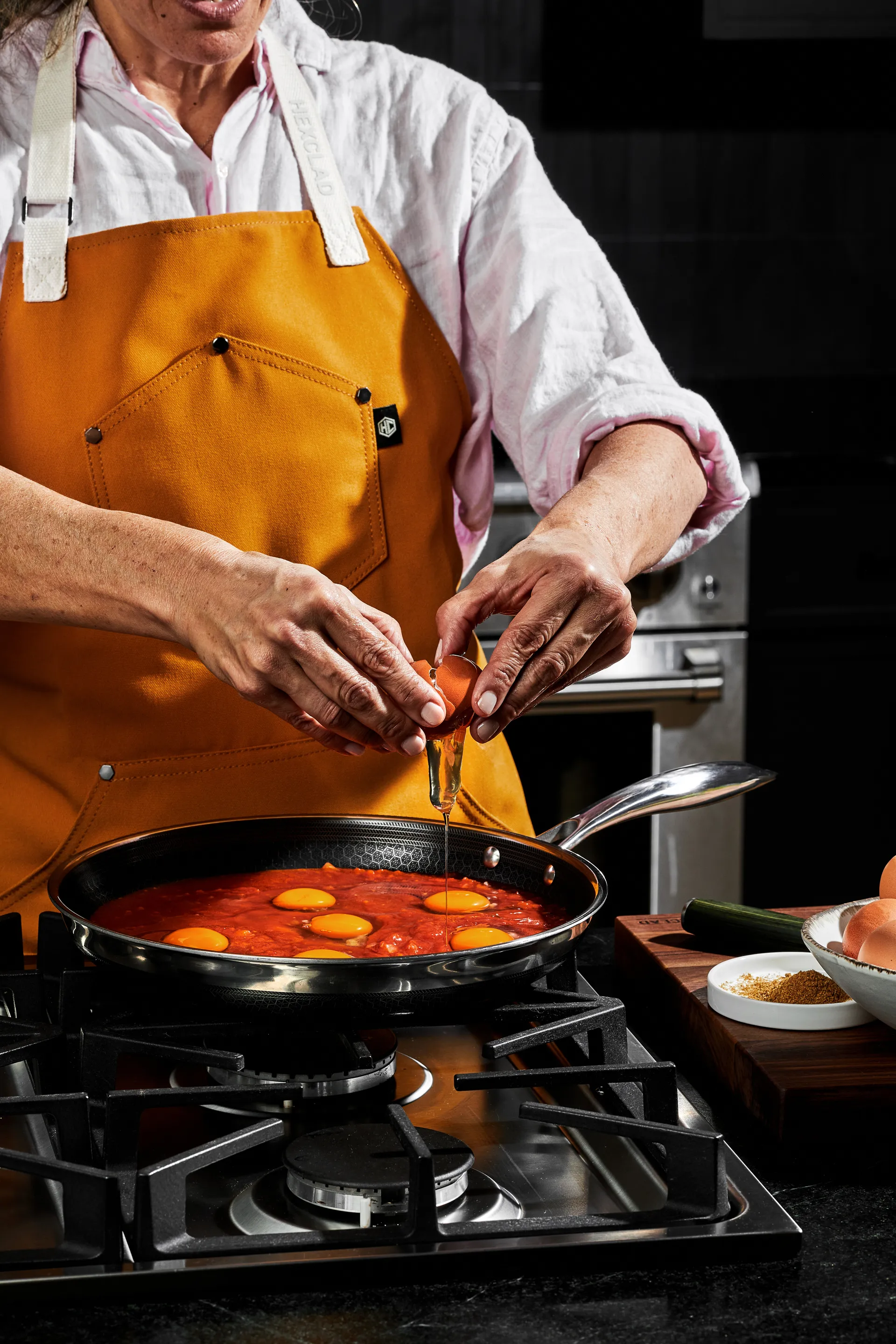 Hexclad stekepanne hybrid, Ø30 cm Hexclad