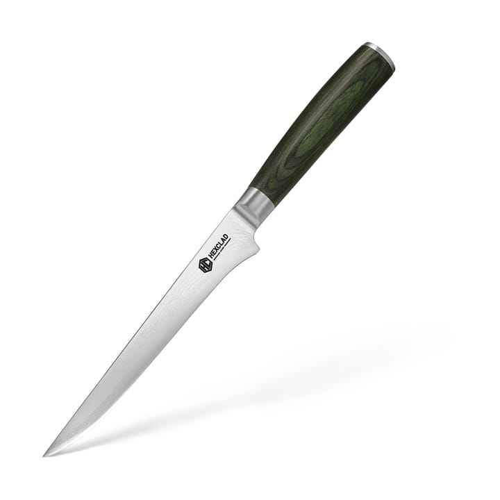 Hexclad utbeningskniv damaskus 15 cm - Sølv - Hexclad
