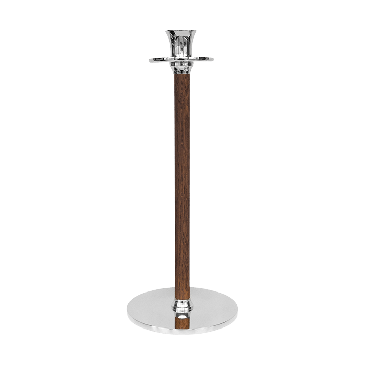 Alto Basso lysestake 30 cm, Forkrommet messing Hilke Collection