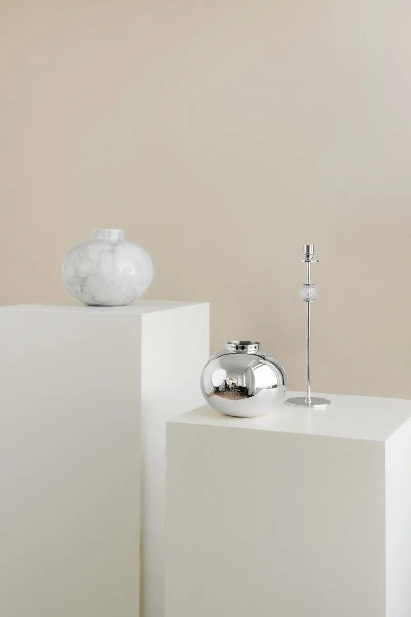 Amico vase Ø20 cm, Nikkelbelagt messing Hilke Collection