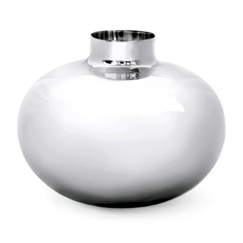 Bilde av Hilke Collection Amico vase Ø29 cm Nikkelbelagt messing