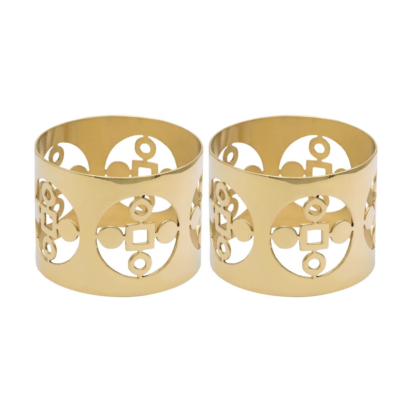 Anima Gemella serviettring 2-pakning, Messing Hilke Collection