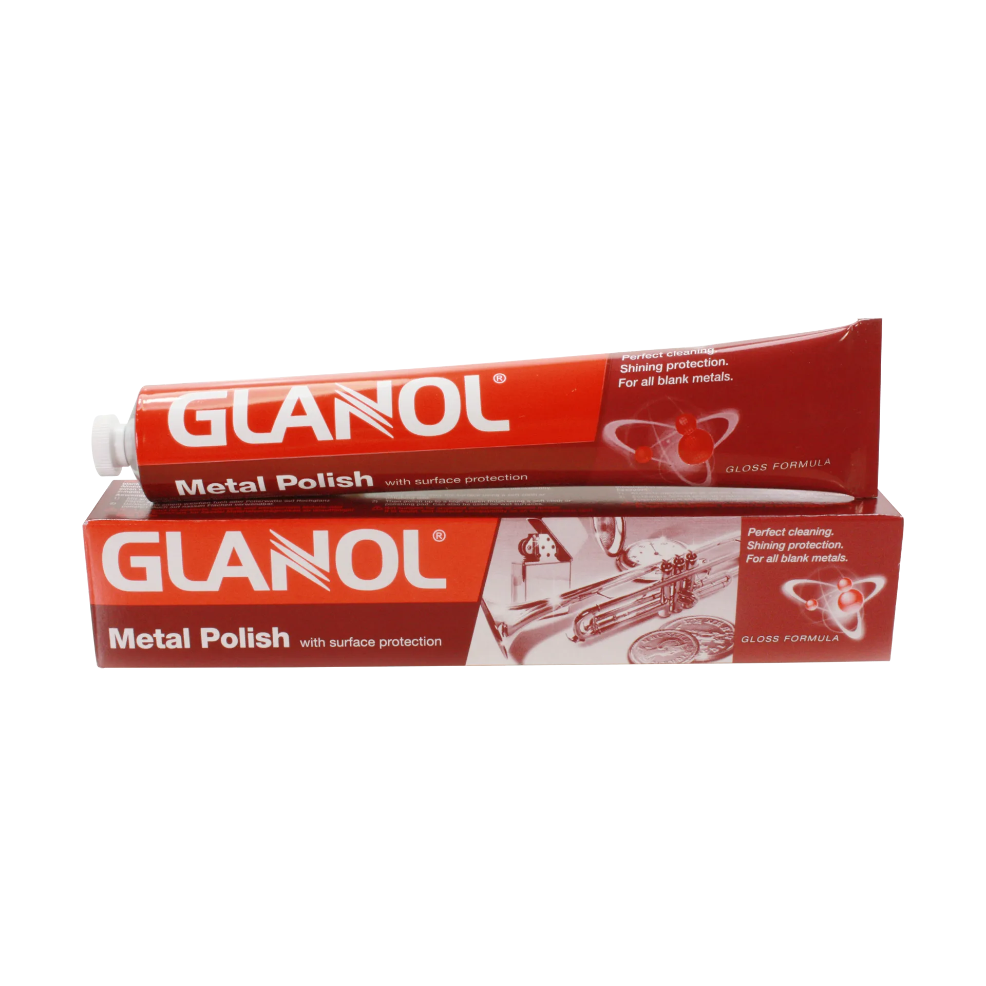 Glanol messingpuss, Rød Hilke Collection