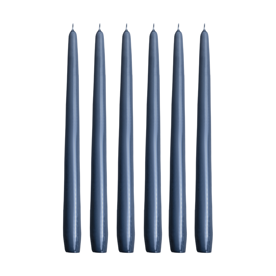 Hilke Collection Herregårdslys 30 cm 6-pakning Blågrå