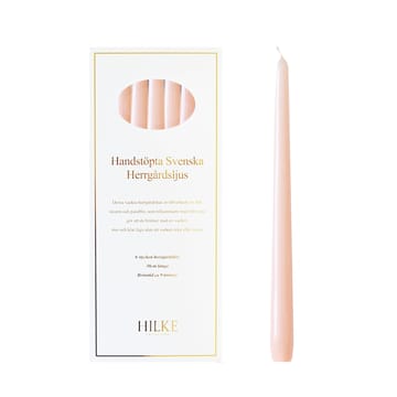 Herregårdslys 30 cm 6-pakning - Rosa glans - Hilke Collection