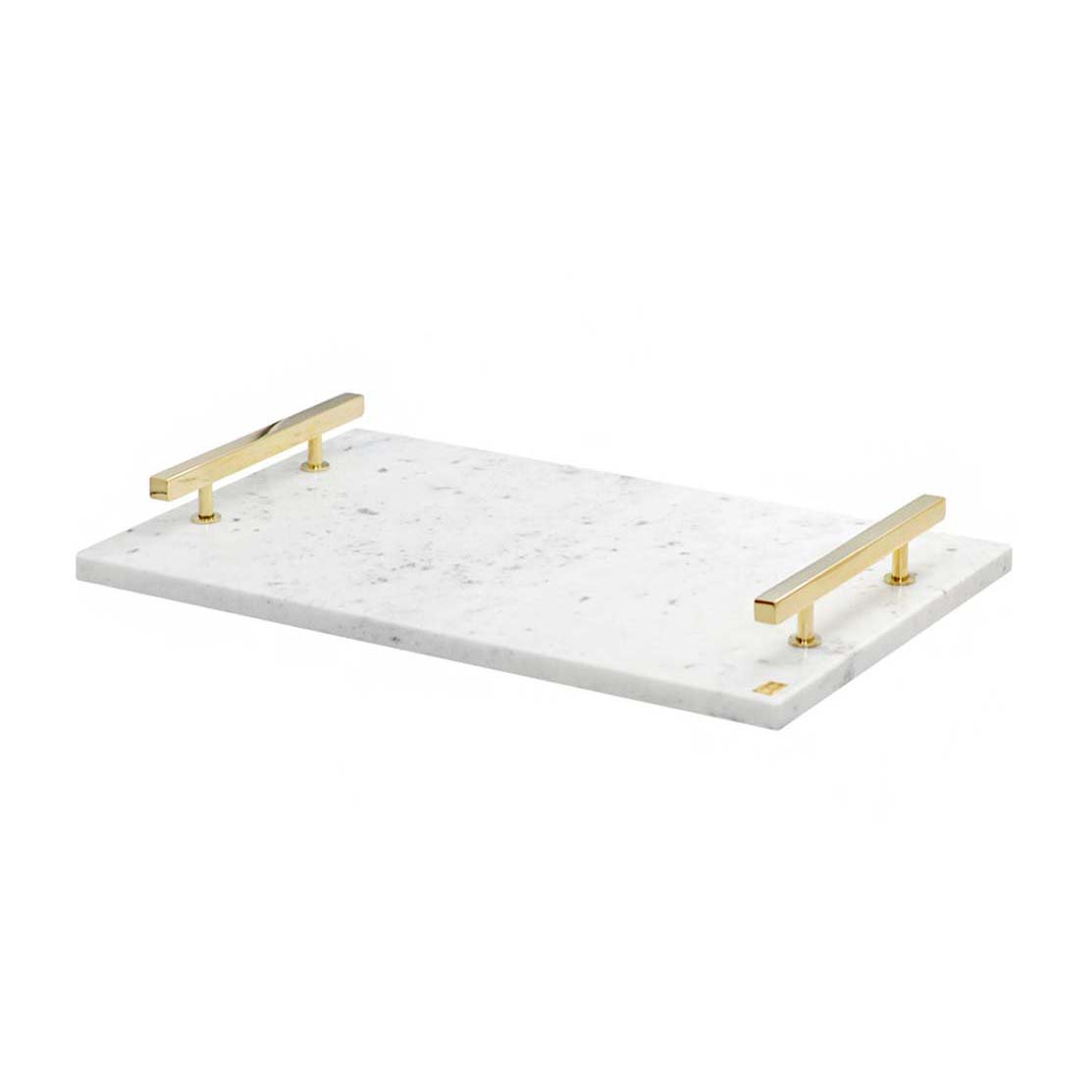Hilke - Marmorbrett med håndtak M 40,5x25,5 cm hvit