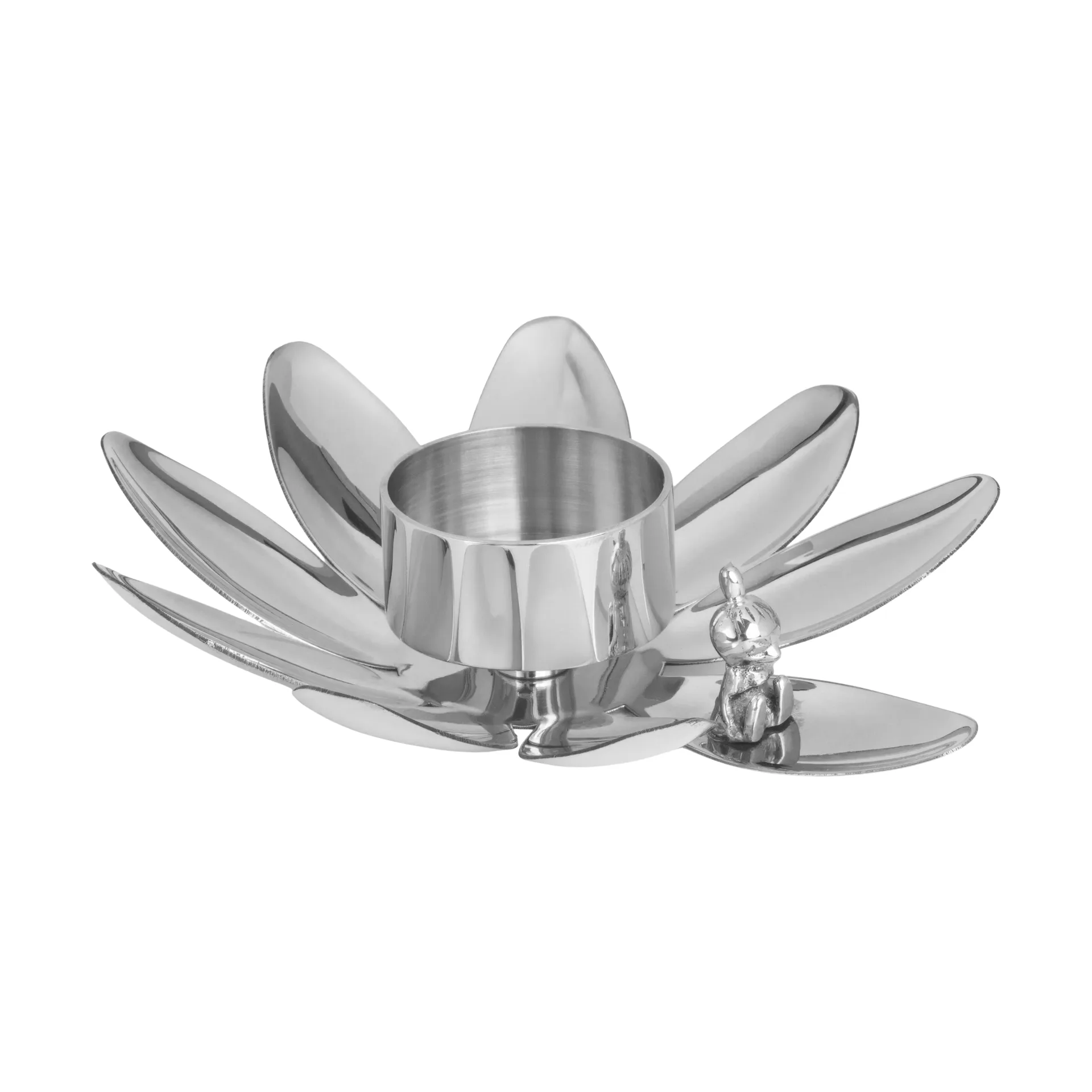 Hilke X Mumin Lille My lysestake, Forkrommet messing Hilke Collection