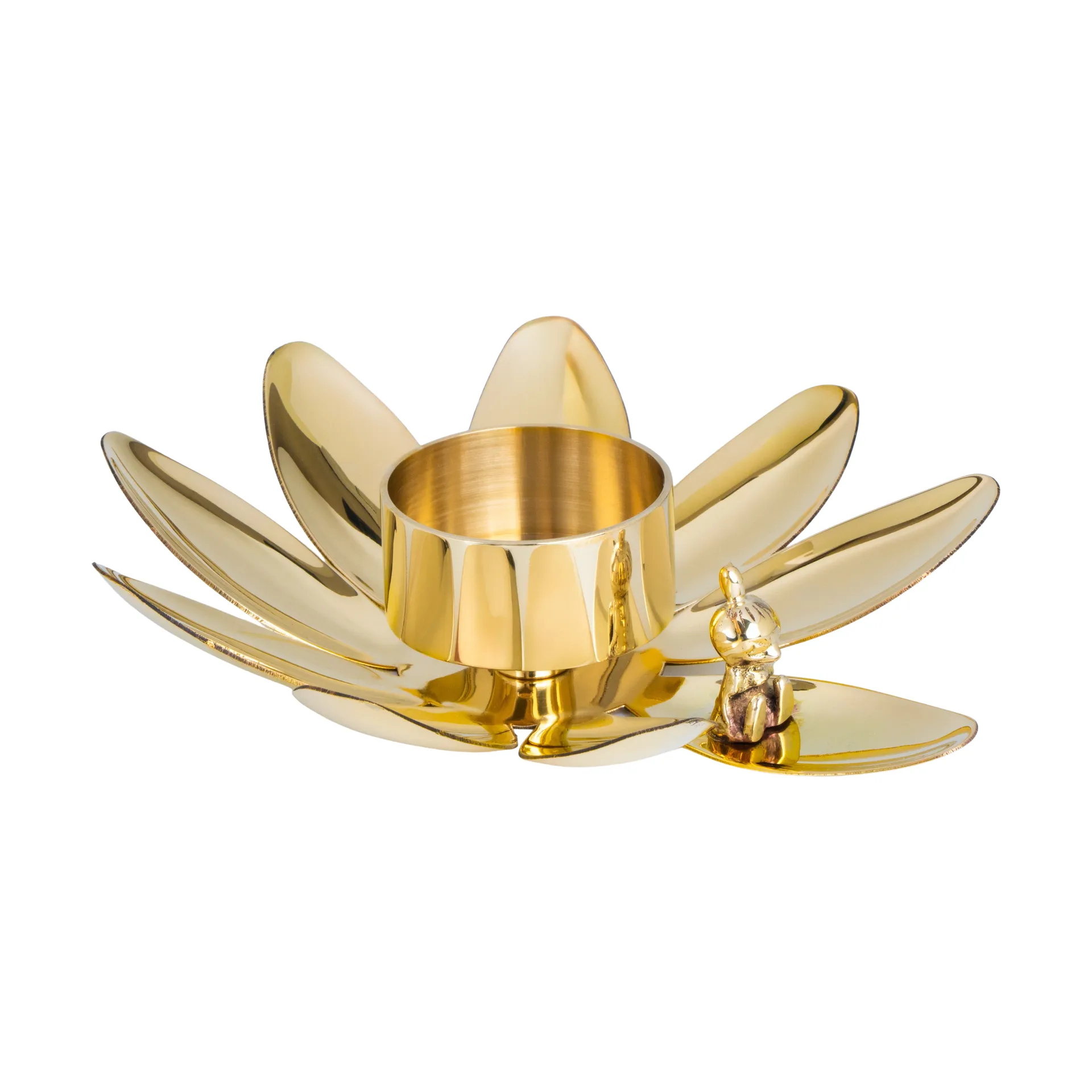 Hilke X Mumin Lille My lysestake, Messing Hilke Collection