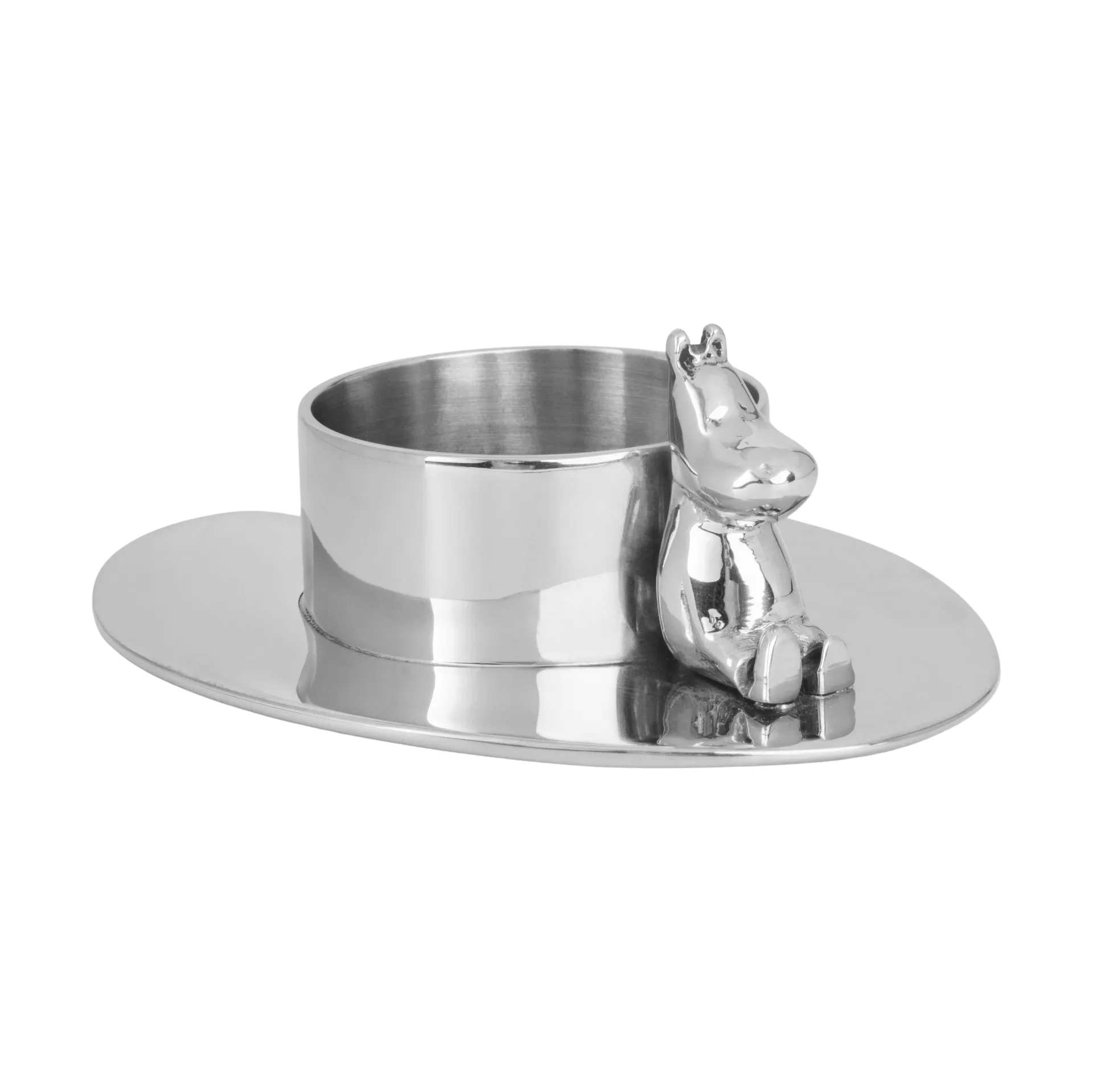 Hilke X Mumin No.3 lysestake, Forkrommet messing Hilke Collection