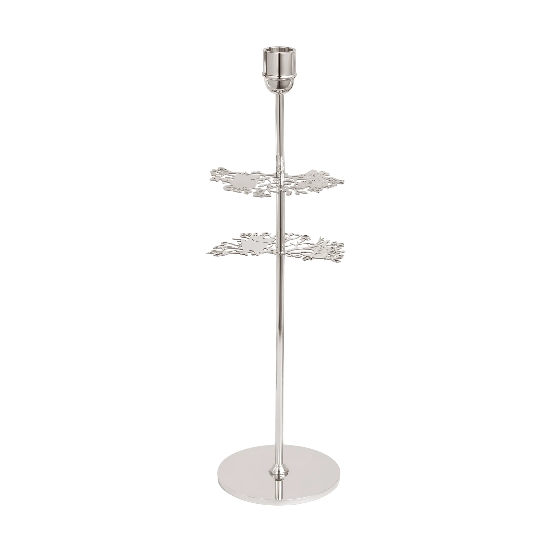 Hilke X Mummi No.2 lysestake, Forniklet messing Hilke Collection