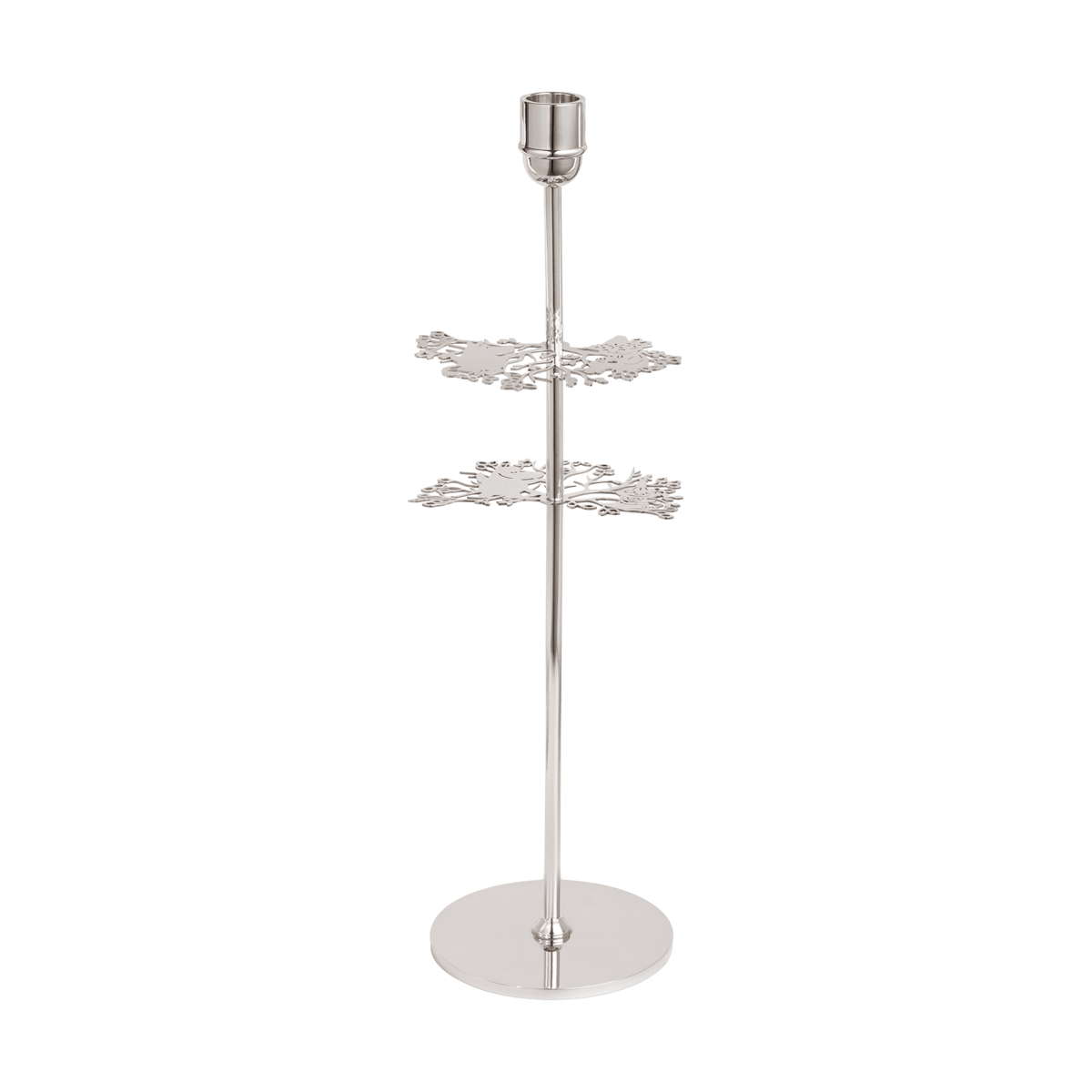 Hilke - Hilke x Mummi No.2 lysestake 40 cm nikkelbelagt messing