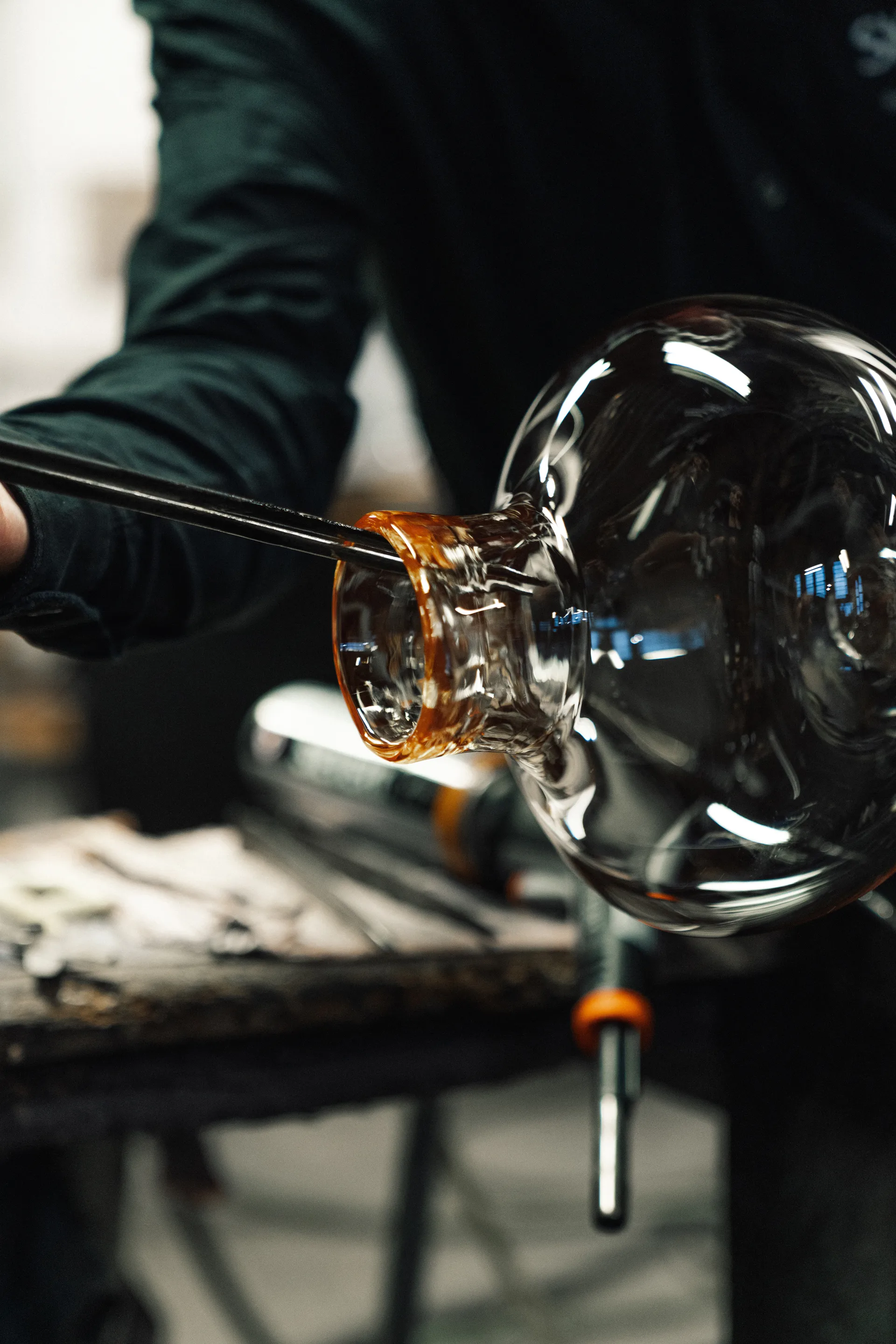 Hilke X Skruf Perla vase, Klar Hilke Collection