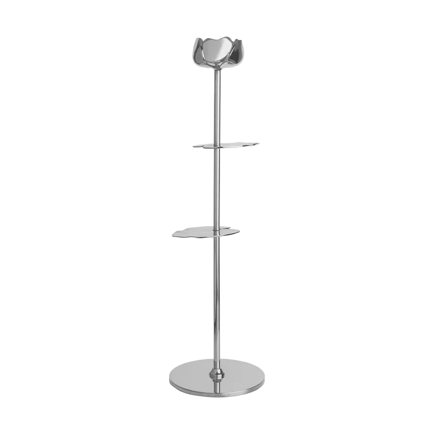 Ninfea Alta lysestake 35 cm, Forkrommet messing Hilke Collection