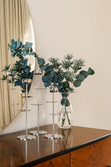 Ninfea Alta lysestake 35 cm - Forkrommet messing - Hilke Collection