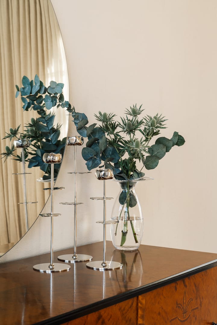 Ninfea Alta lysestake 35 cm, Forkrommet messing Hilke Collection