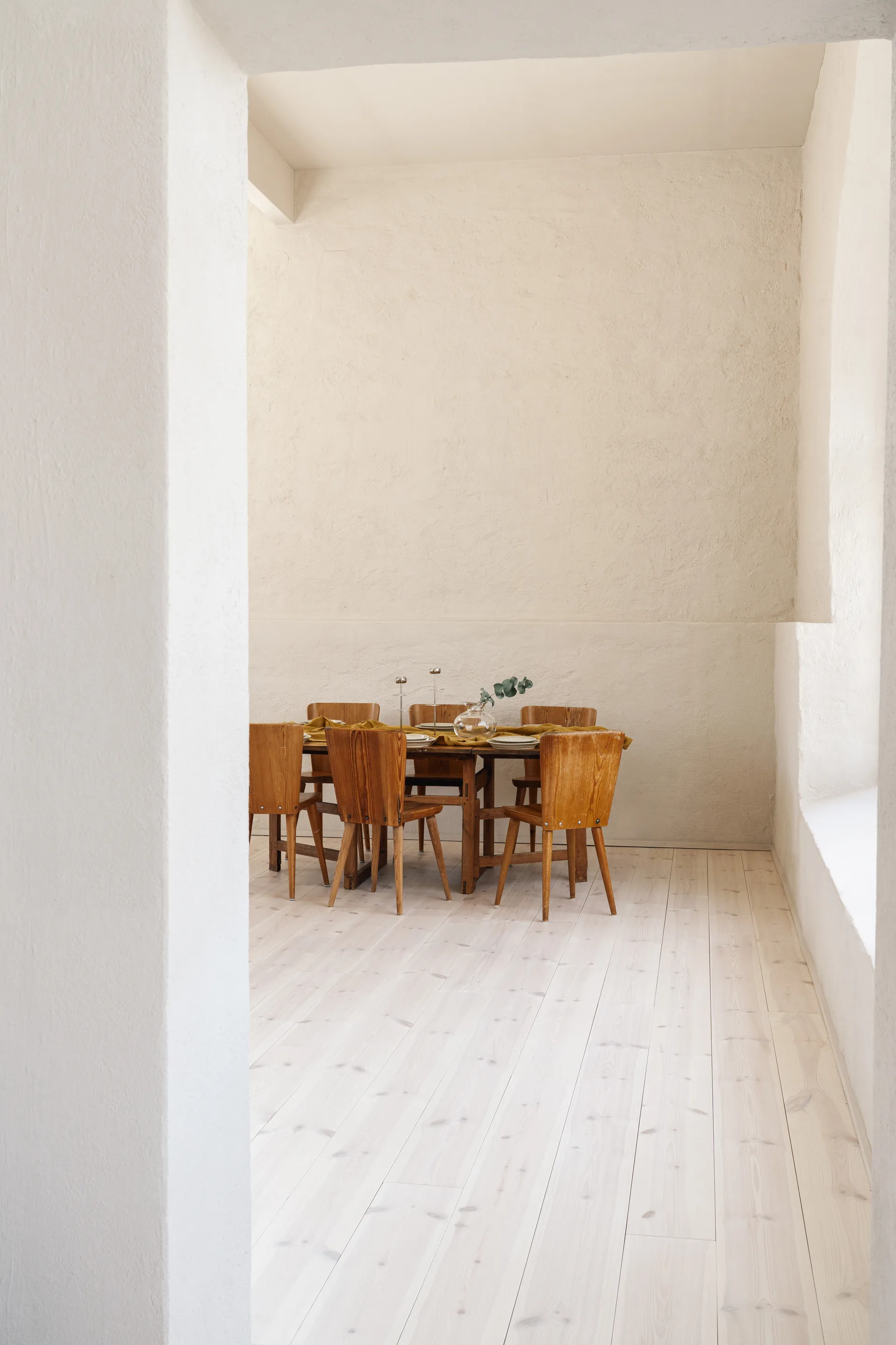 Ninfea Alta lysestake 35 cm, Forkrommet messing Hilke Collection