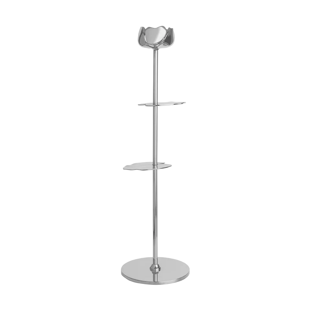 Ninfea Alta lysestake 40 cm, Forkrommet messing Hilke Collection