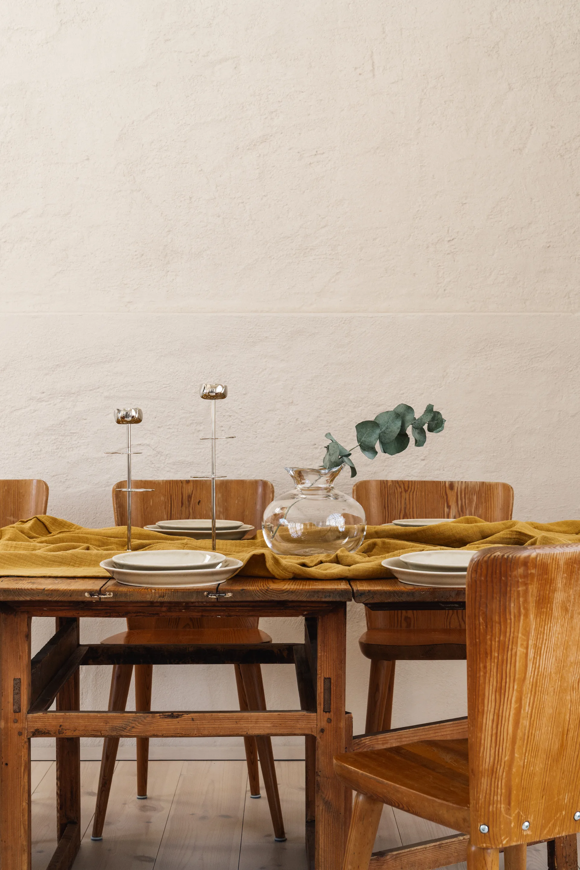 Ninfea Alta lysestake 40 cm, Forkrommet messing Hilke Collection