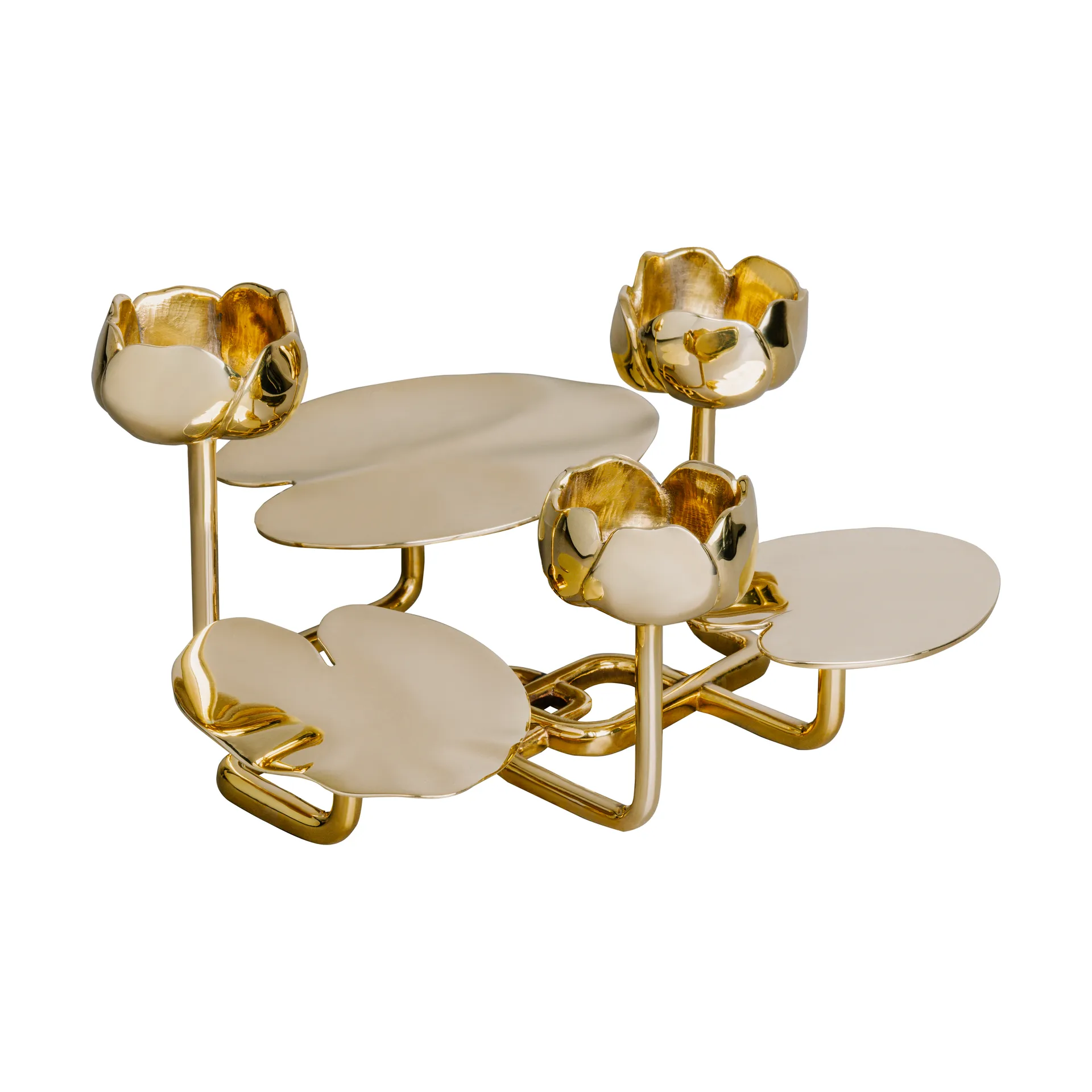 Ninfea grande lysestake, Messing Hilke Collection