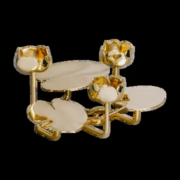 Ninfea grande lysestake - Messing - Hilke Collection