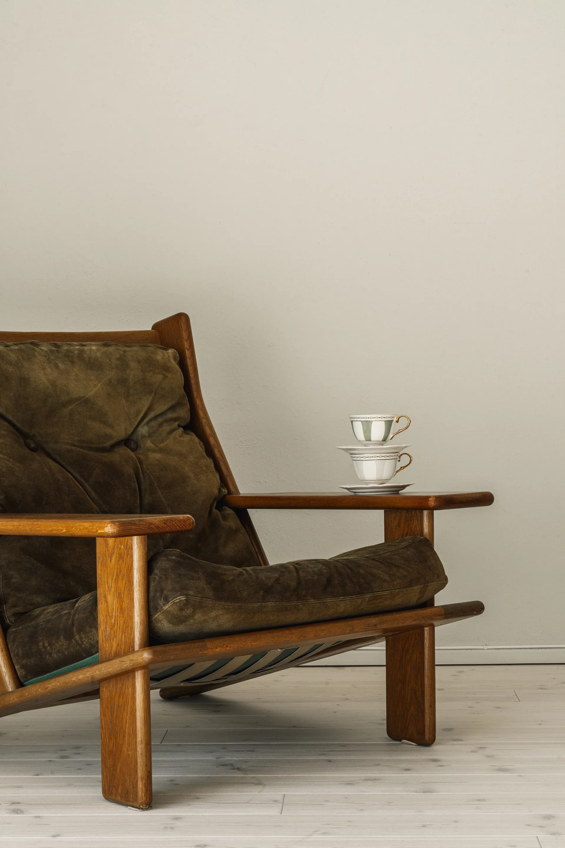 Strisce Tortora kopp med fat, 22 cl Hilke Collection