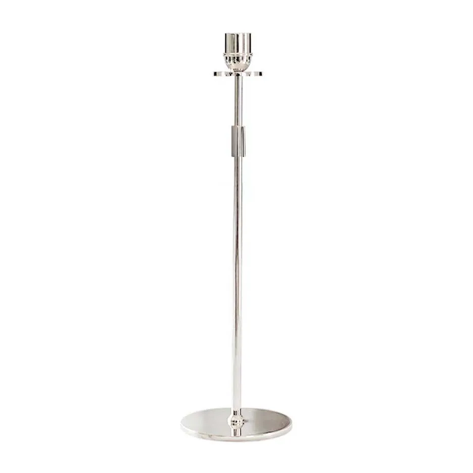 Tuti lysestake 40 cm, Nikkelbelagt messing Hilke Collection