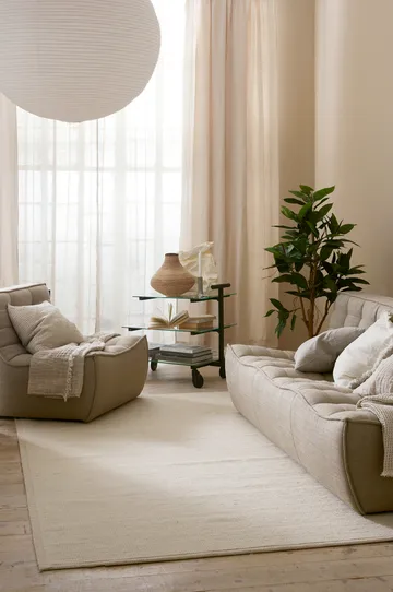 Angeline pledd 130 x 170 cm - Oatmeal - Himla