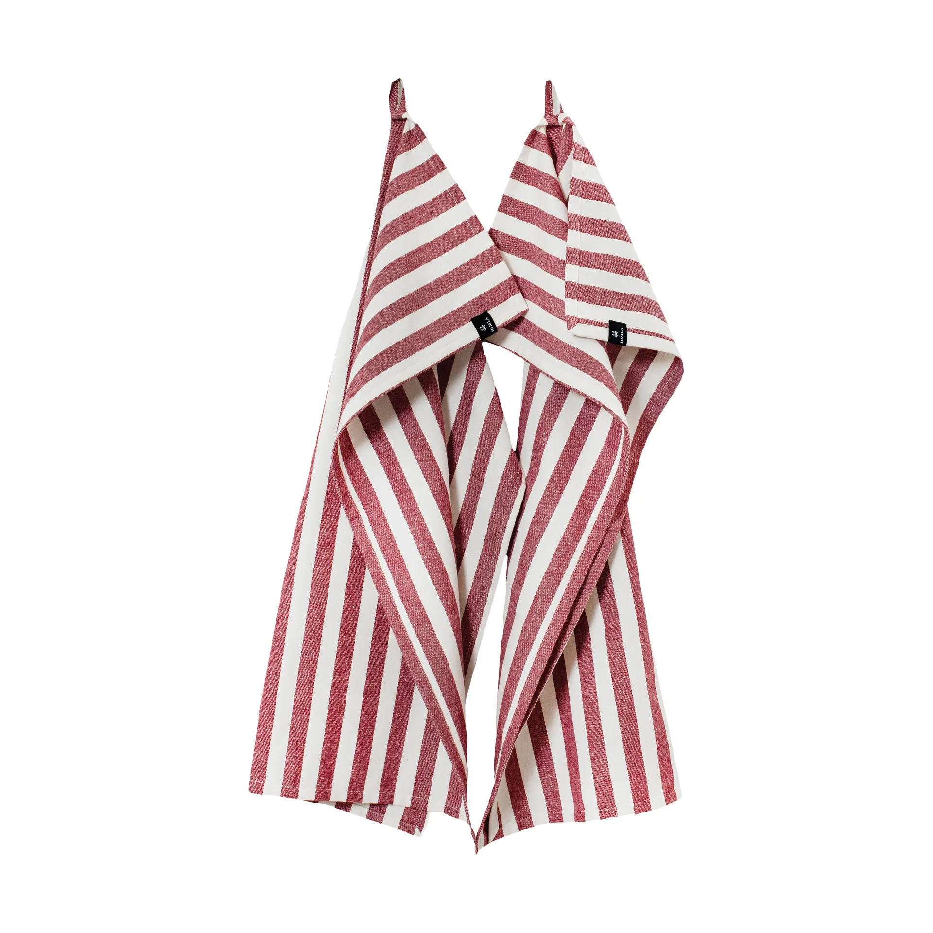 Bretagne kjøkkenhåndkle 50x70 cm 2-pakning, Deep red Himla