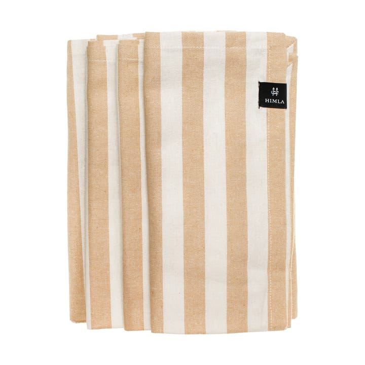 Bretagne stoffserviett 50x50 cm 4-pack - Wheat - Himla