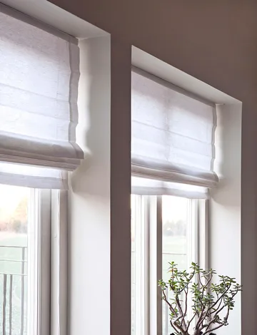 Ebba løftegardin Optical White - 60x180 cm - Himla