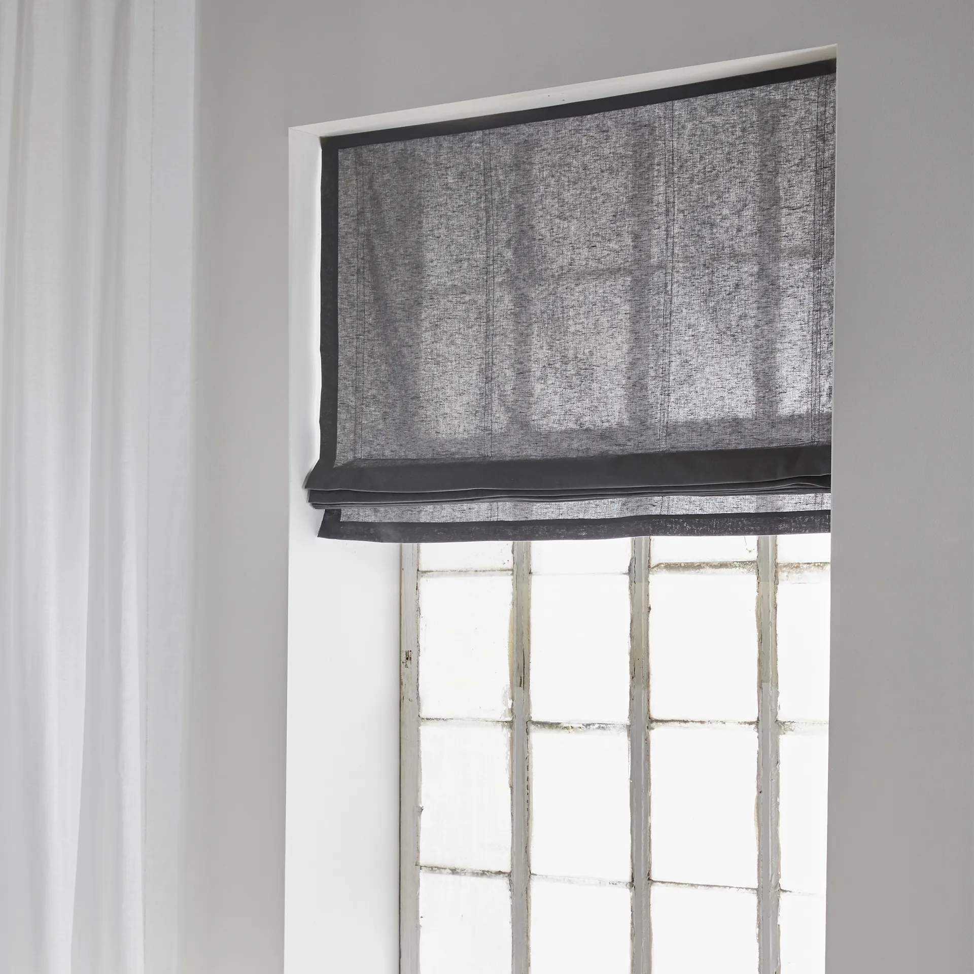 Ebba liftgardin 100x180 cm, Pencil (grå) Himla