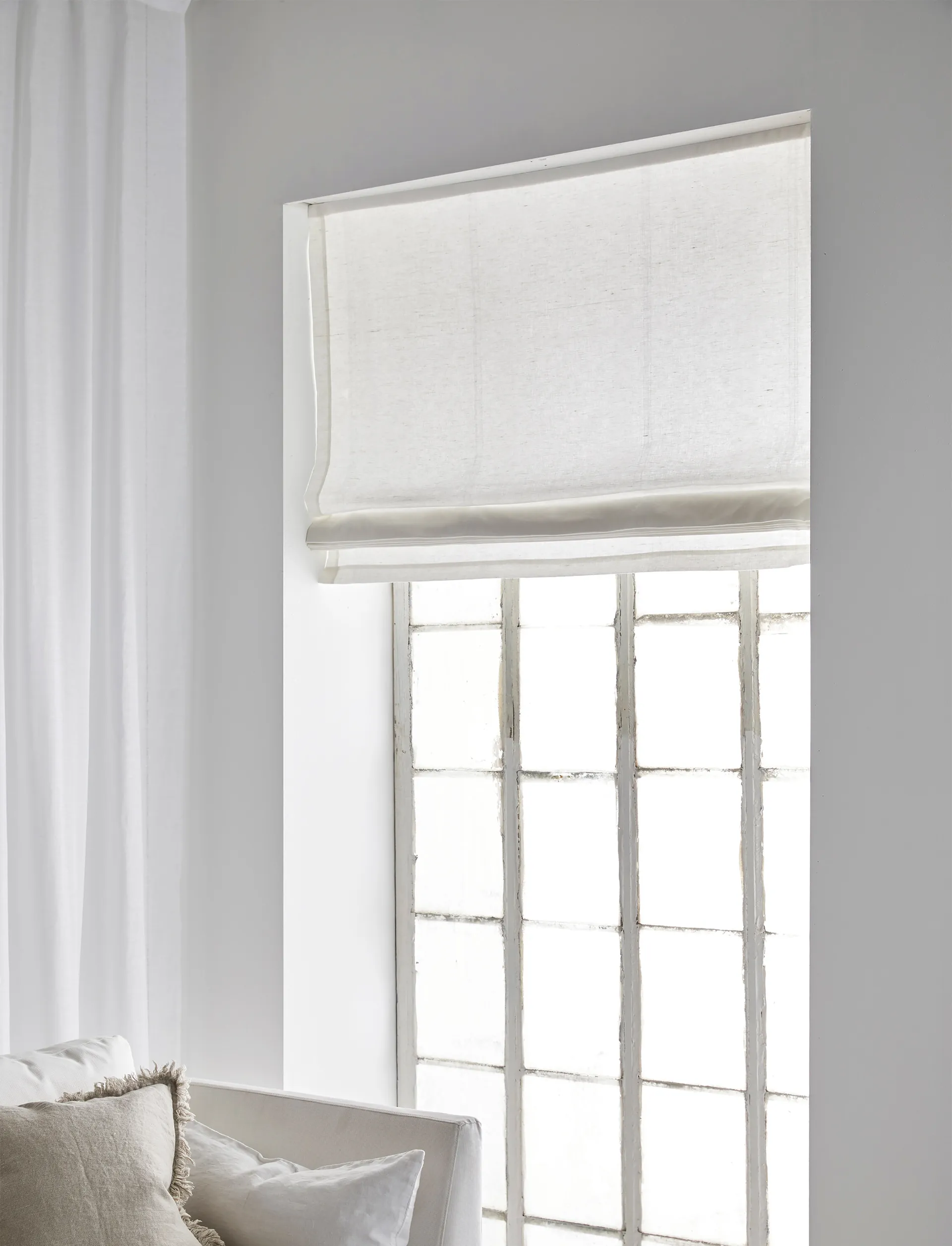 Ebba liftgardin 60x180 cm, Hvit Himla