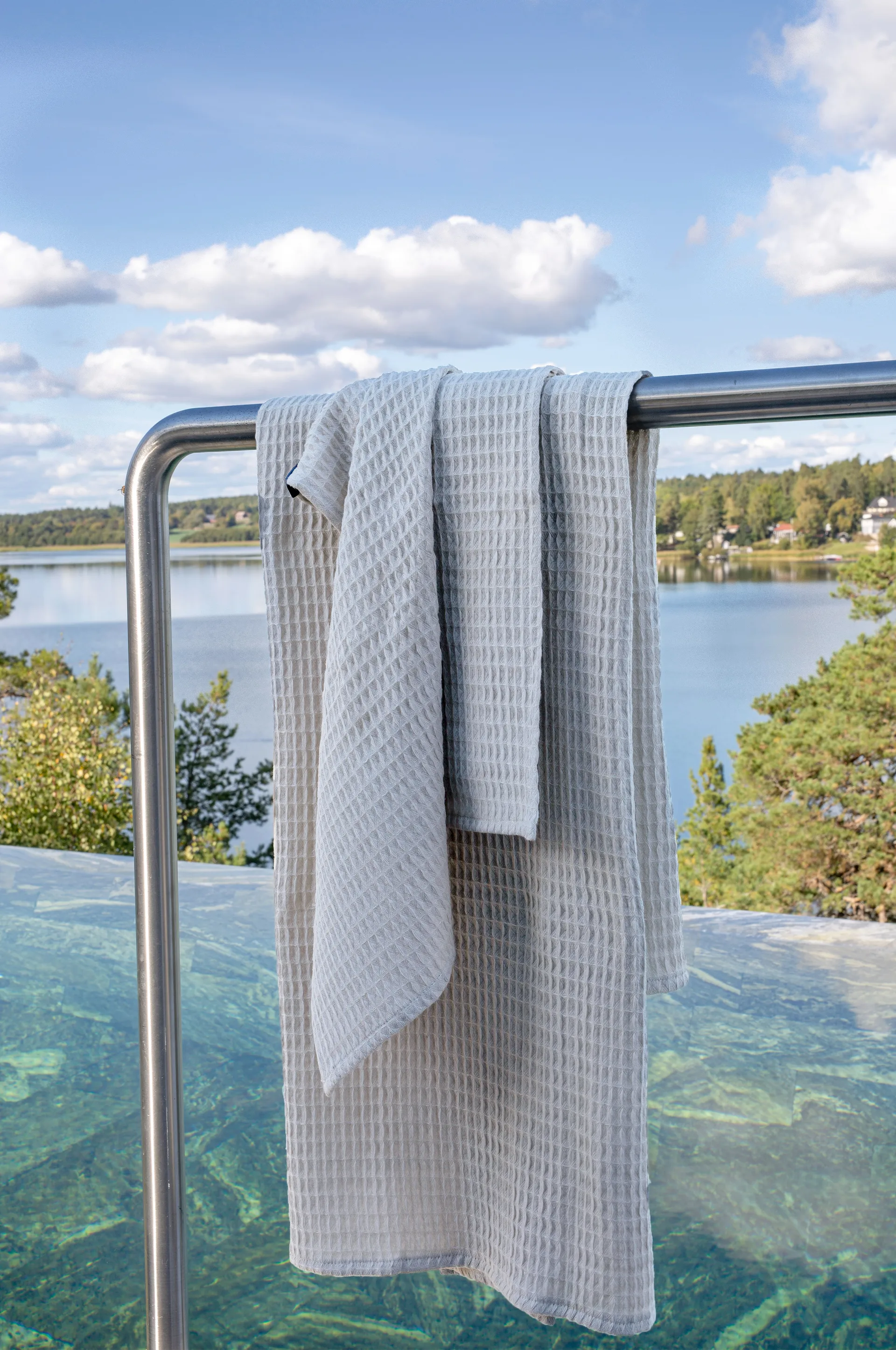 Ego gjestehåndkle 30 x 30 cm 2-pakning, Fog Himla