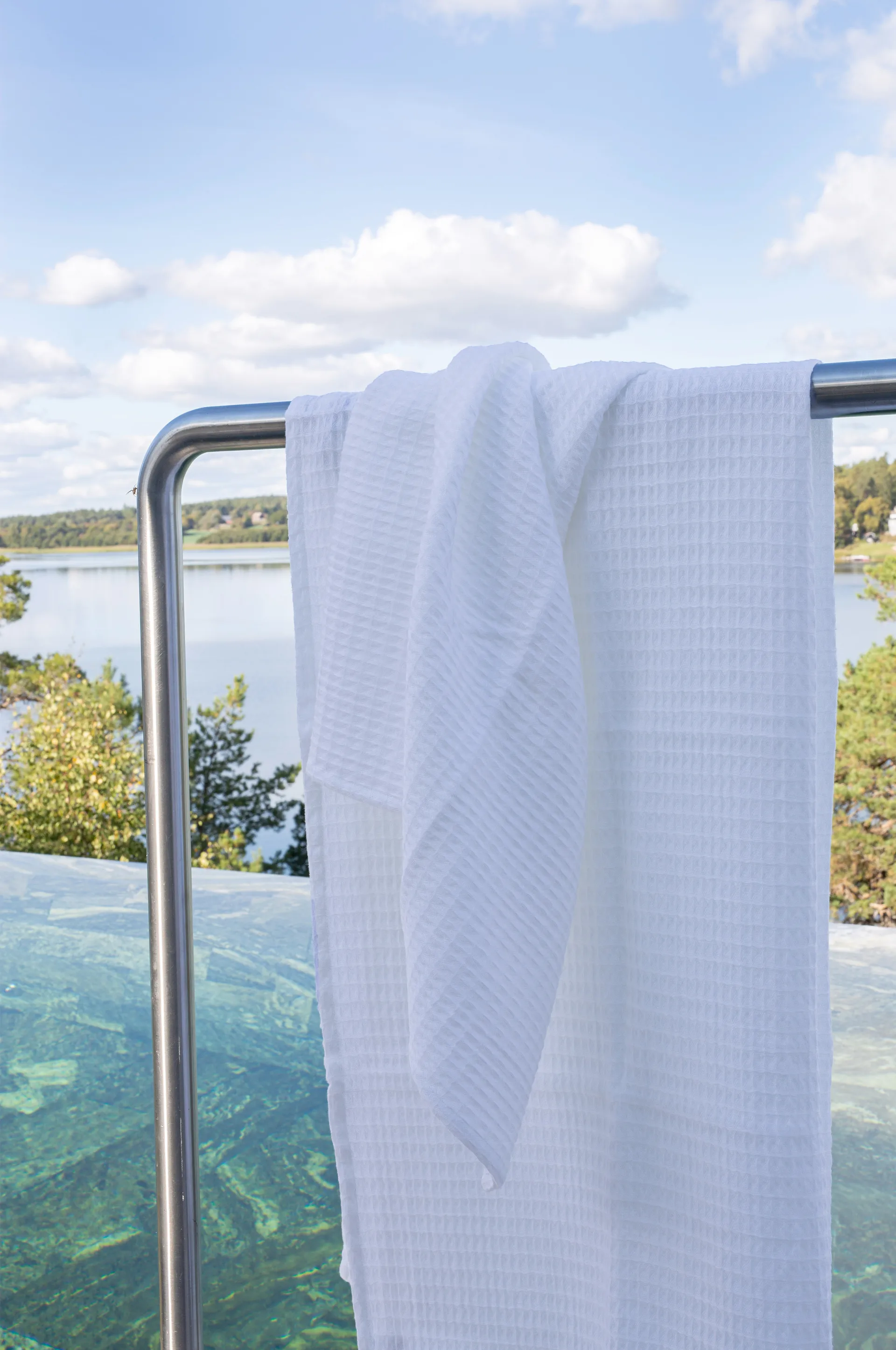 Ego håndkle 70 x 140 cm, White Himla