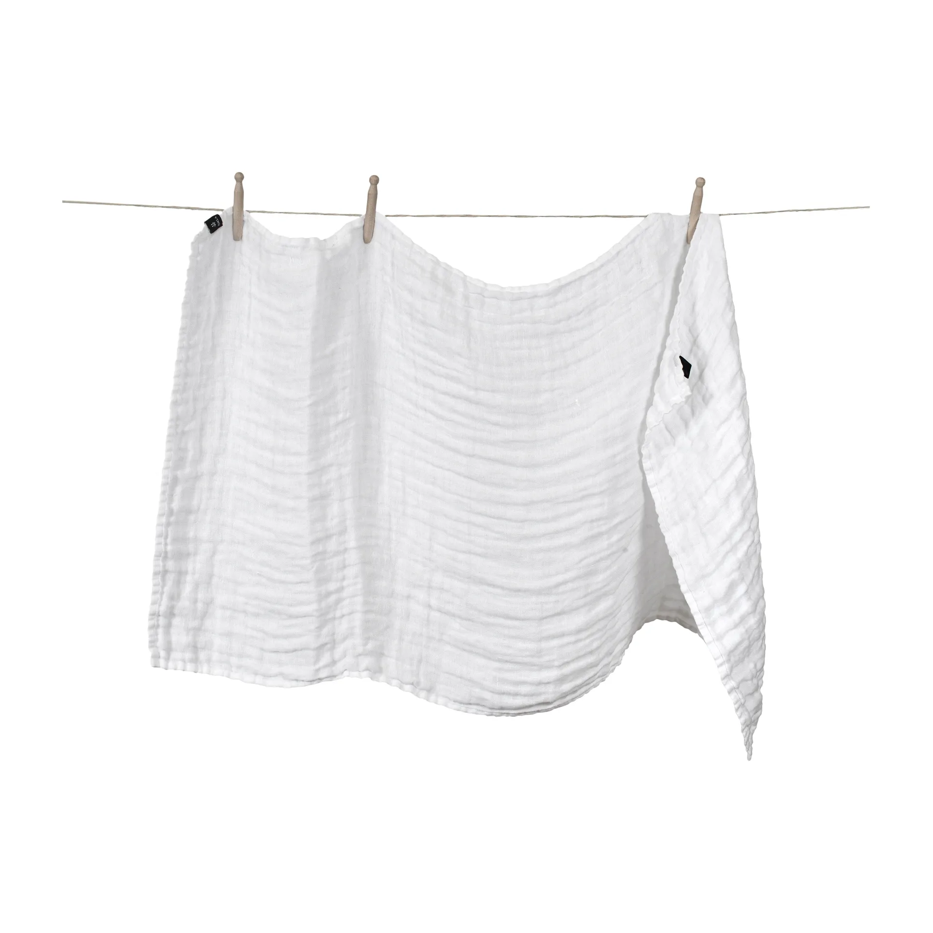Hannelin babypledd 60 x 110 cm, White-white Himla