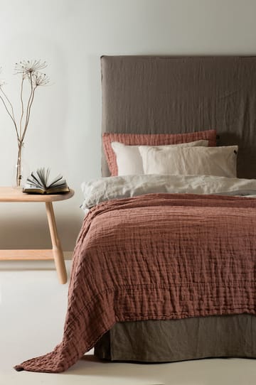 Hannelin sengeteppe rust 'n rose (brun) - 160 x 260 - Himla