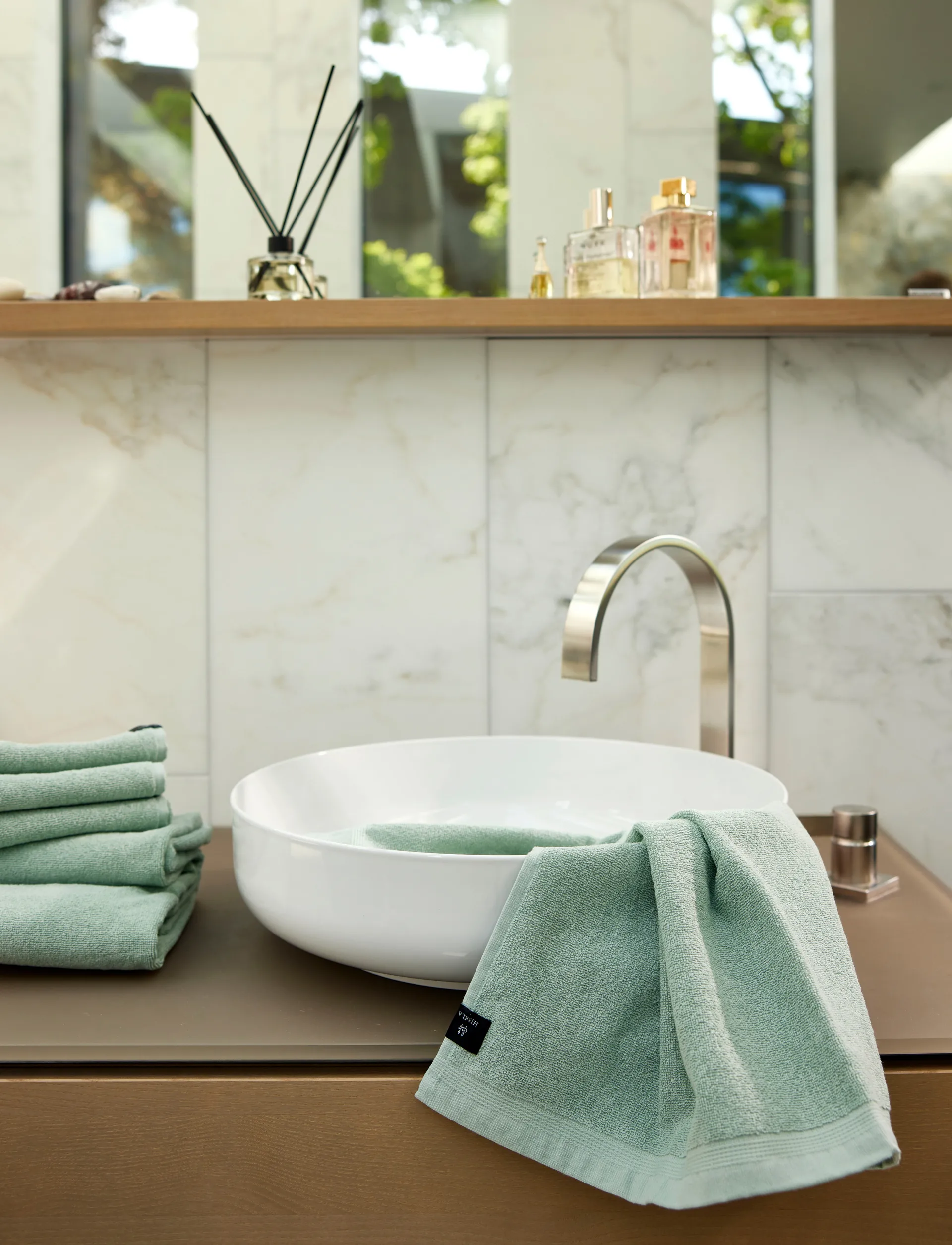 Lina håndkle, Aqua, 70x140 cm Himla