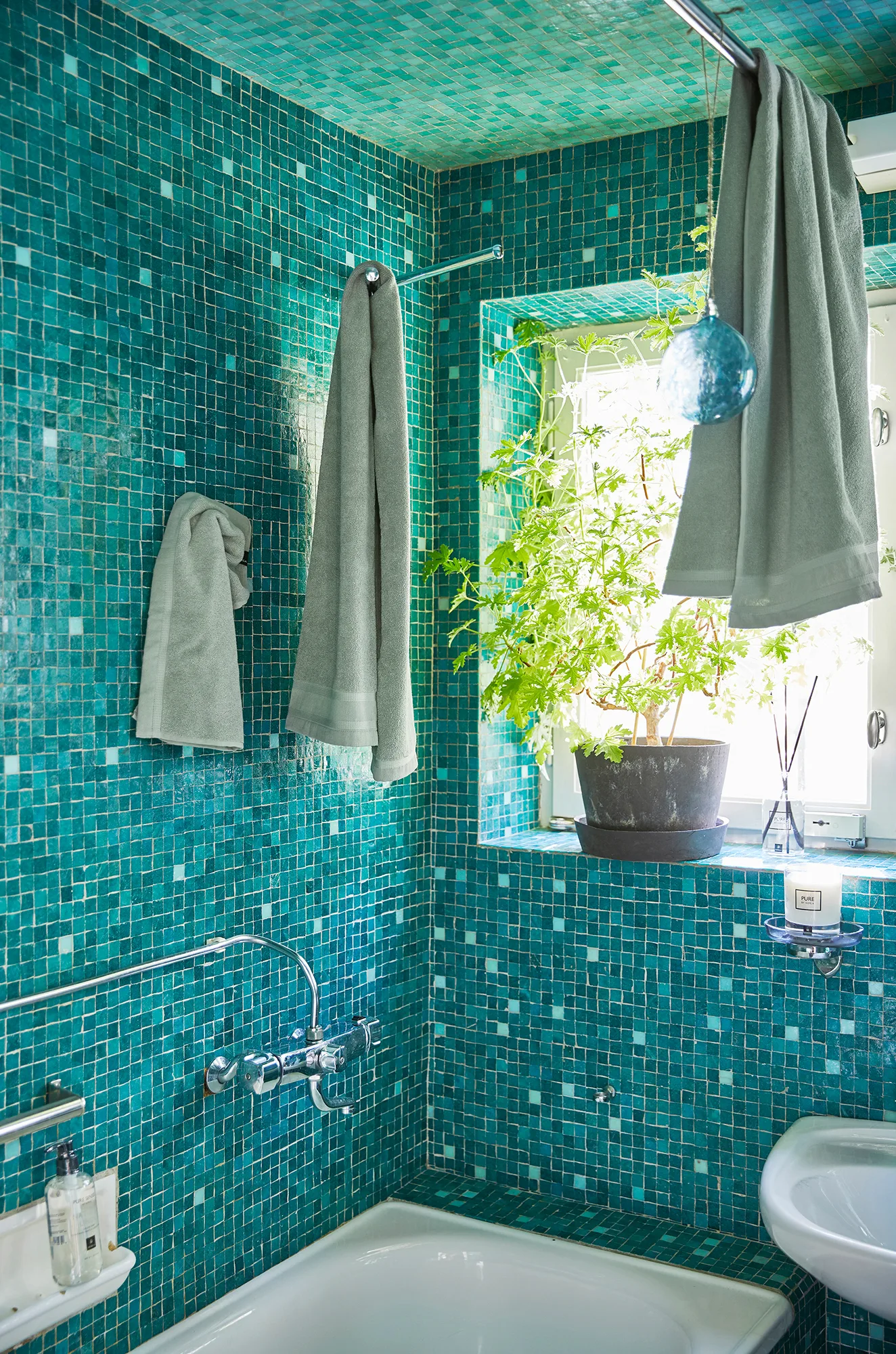 Lina håndkle sage, 70 x 140 cm Himla