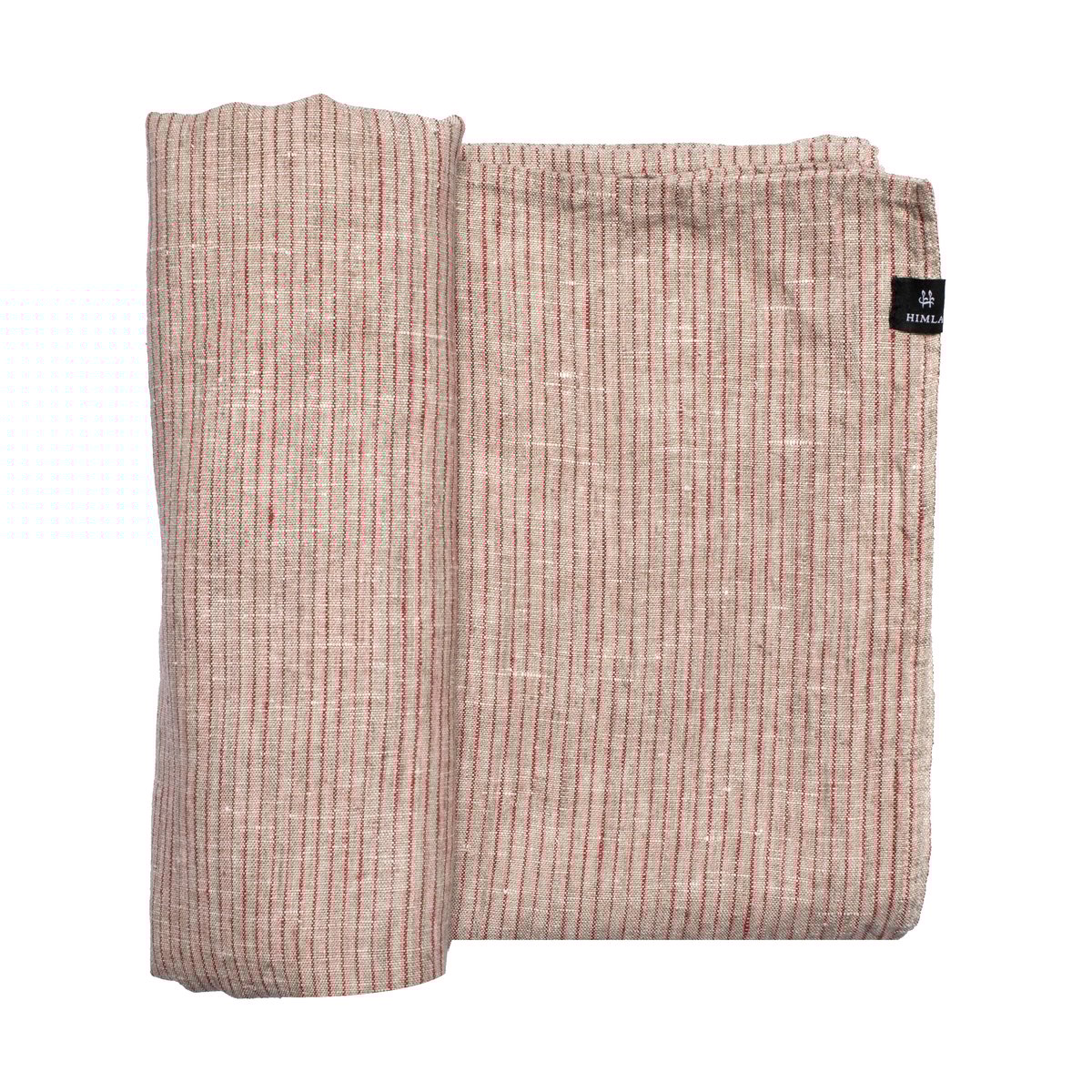 Bilde av Himla Linus duk 145 x 330 cm True red-natural